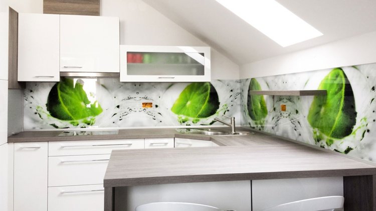 painéis de parede-cozinha-cozinha-espelho-moderno-papel de parede-vidro-limão