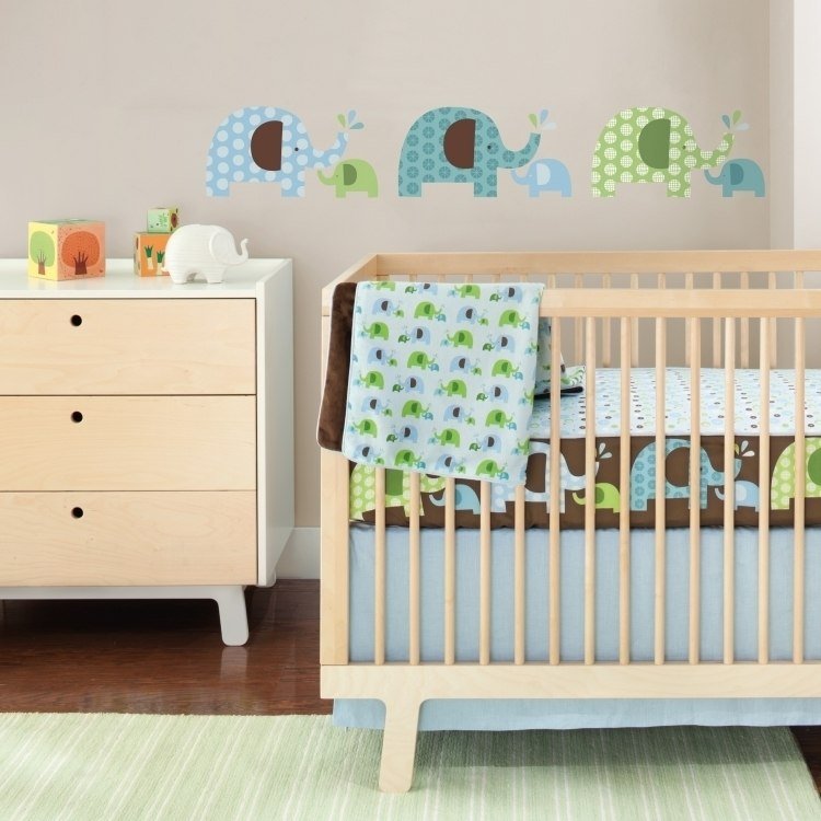 decalque de parede-quarto de bebê-elefante-verde-azul-motivos-claro