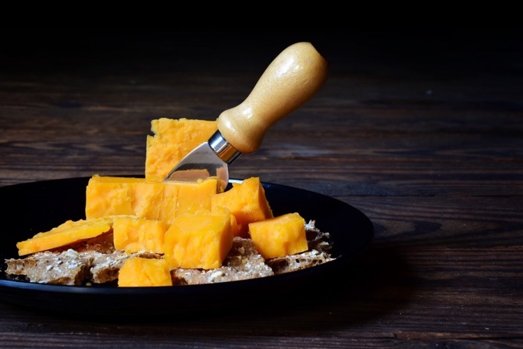 Calorias saudáveis ​​de cheddar e informações nutricionais