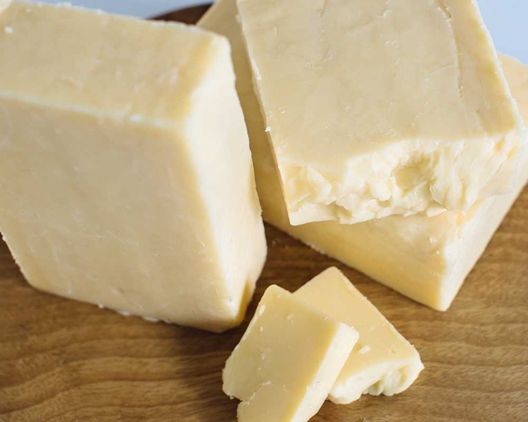 cheddar branco sem corante laranja