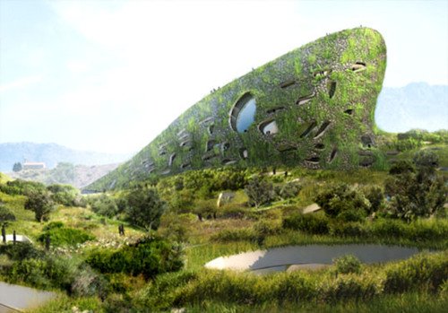 arquitetura futurista-sustentável