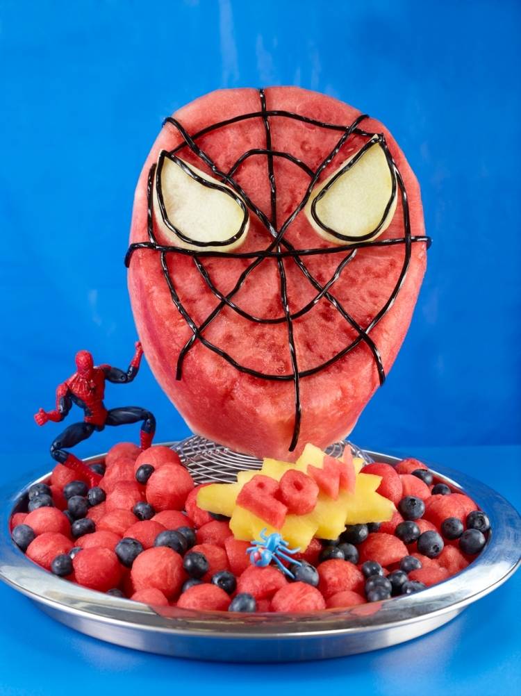 melancia-decorando-ideias-aniversário-infantil-Homem-Aranha