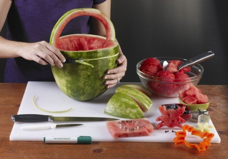 watermelon-decorating-beach-balde-instruções