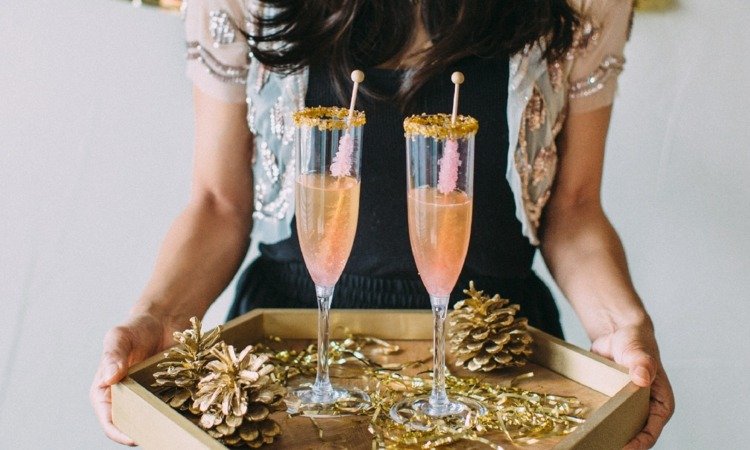 aperitivo de natal pinha decoração açúcar rim alcoólica