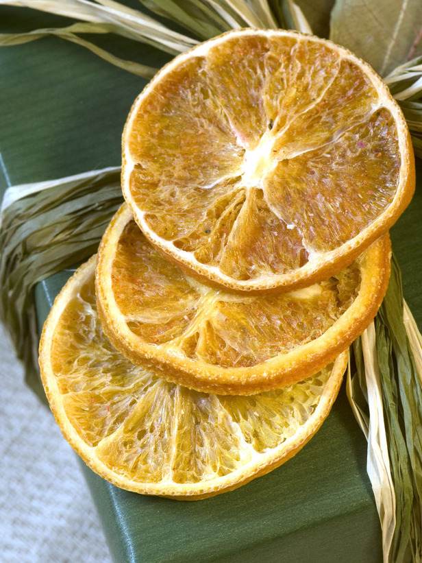 ideias para presentes de natal ráfia seca de casca de laranja