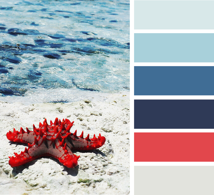 qual cor combina com azul e vermelho branco cinza azul marinho