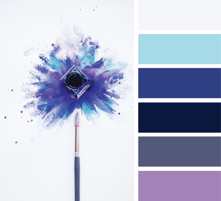 que cor combina com azul e cinza lavanda branco cinza pomba azul meia-noite
