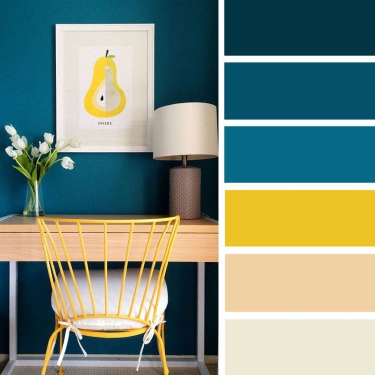 qual cor amarelo marinho azul petróleo topázio amarelo nude marfim