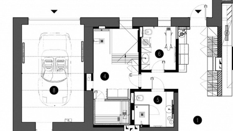 sala de bem-estar em casa planta baixa spa de 15 m²