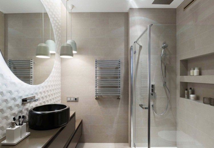 banheiro moderno de 5 metros quadrados com box de chuveiro