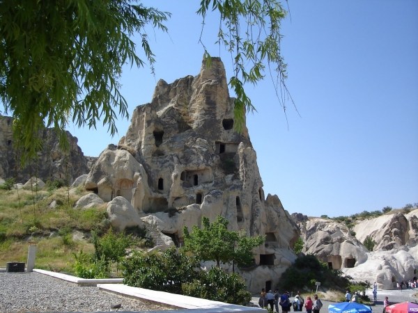Capadocia Hotel na caverna rochosa