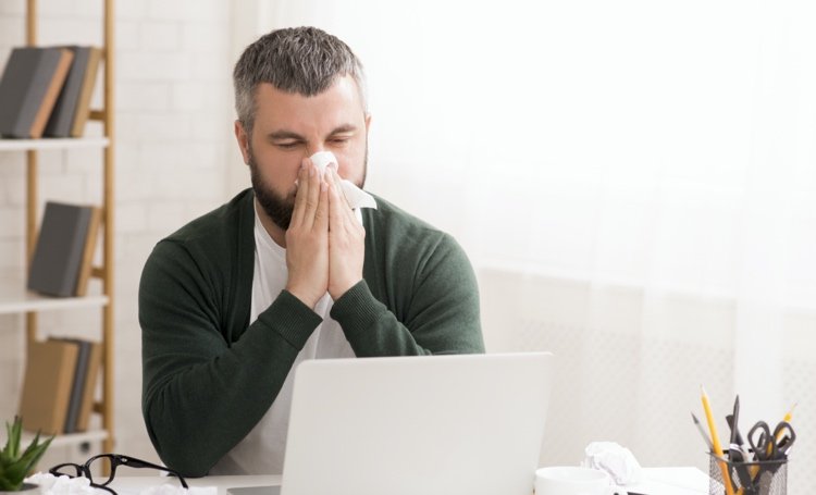 A sensibilidade ao clima causa problemas respiratórios