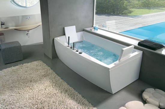 banheiras modernas com coleção mahri de design atemporal