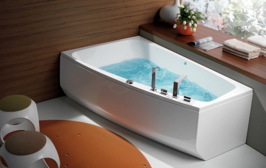 banheiras independentes modernas com design atemporal