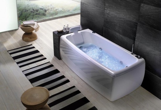 banheiras modernas com um design atemporal e elegante