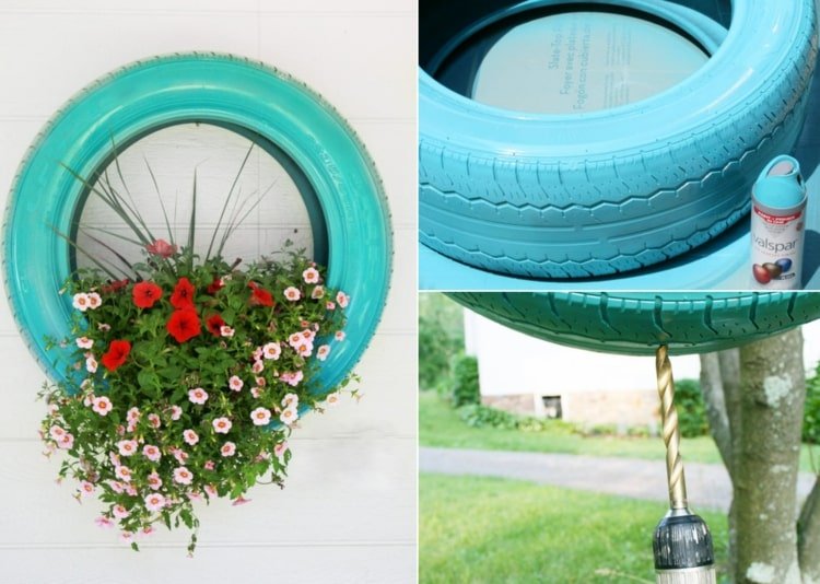 Decore paredes ou árvores com decorações de flores penduradas no aro
