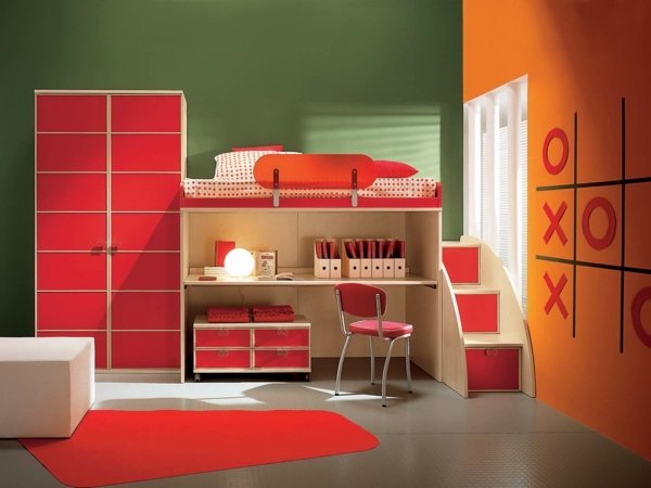 beliche design quarto infantil vermelho