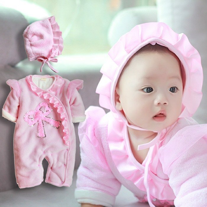 ideias-de-rosa-fofas-roupas-para-bebês