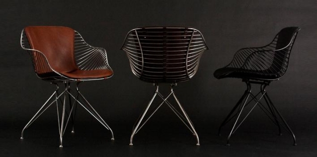 Cadeiras feitas à mão-metal-couro-capa-Sorensen-Yellowstone-Elegância-Acabamento