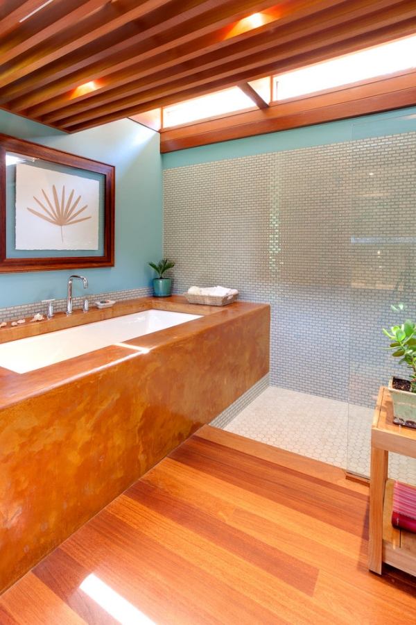 banheiro nach-feng shui design parede deco imagem