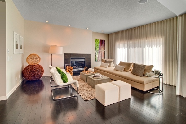 cores do design de interiores da sala de estar com inspiração asiática - de acordo com o feng-shui