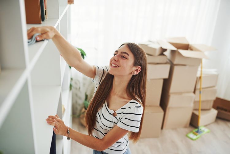 Limpe o apartamento e crie espaço para algo novo