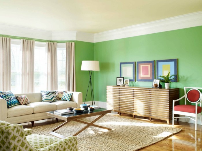 Idéias-cores-em-verdes-ótimas-decorações da parede