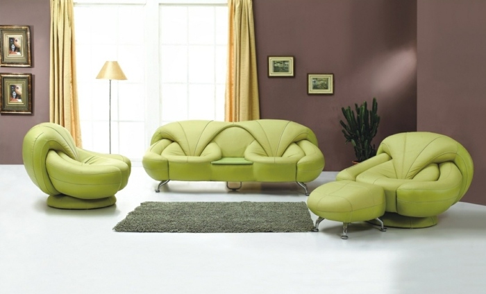 sala de estar com design moderno