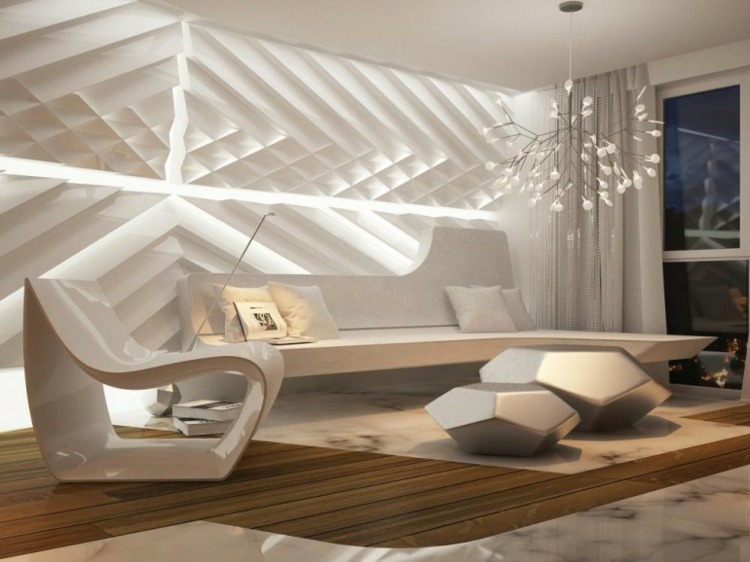idéias-design-de-móveis-futuristas com decoração-desigual