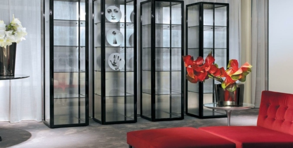 vitrine de vidro besana