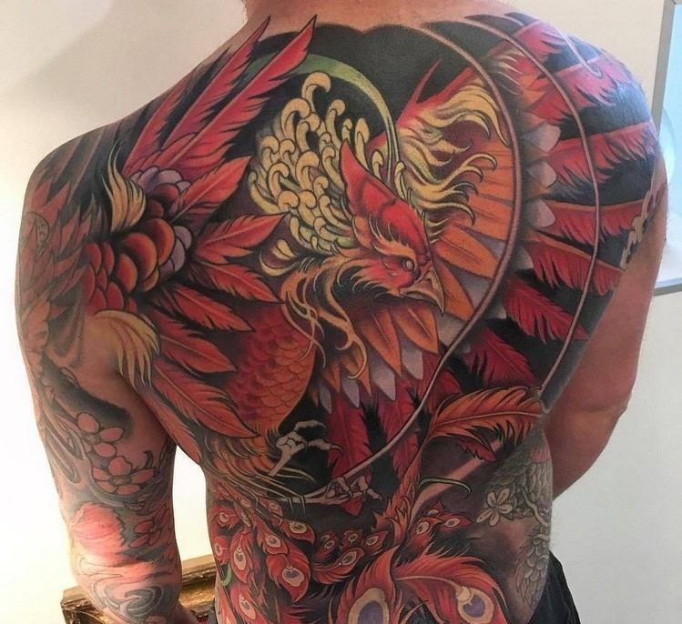 Tatuagens de Phoenix Significando Tatuagens Japonesas História Yakuza Tattoo