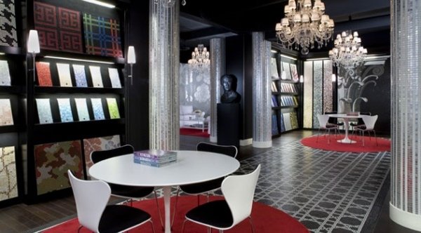Magnífico lustre Showroom-Mosaicos Bisazza