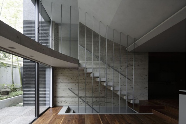 Escadas janela arquitetura moderna tokyo