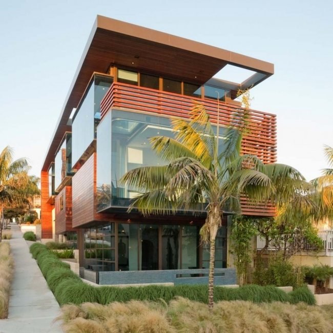 Ettley Residence Califórnia EUA Arquitetura moderna Casa de madeira