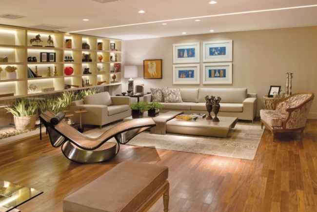 Sala de estar com design de móveis decorativos com estilo ambiente e elegância Cadeira relaxante Rio Oscar Niemeyer