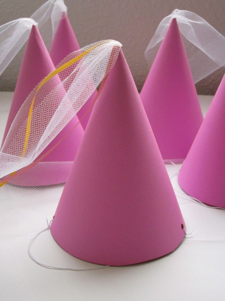 chapéus de princesa funileiro jardim de infância carnaval festa chapéus