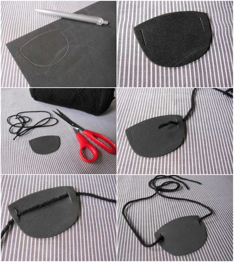 tapa-olho pirata consertar ideias para jardim de infância de carnaval