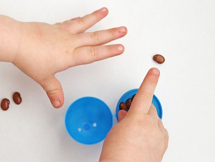 chocalho mexer ovos de plástico instruções encher feijão